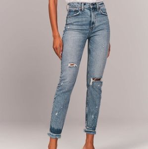 NWT A&F Made for Bre High Rise Mom Jean